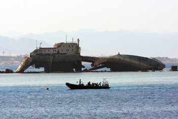 sunken ship