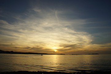 Obraz premium Sonnenuntergang Ibiza