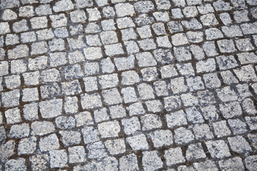 Cobblestone floor background