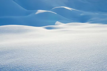 Papier Peint photo autocollant Hiver Winter bright background of pure brilliant snow.