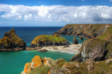 Naklejka premium Kynance Cove, Cornwall