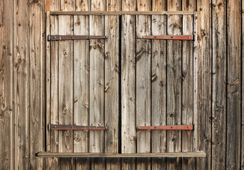 Old wooden shutter background