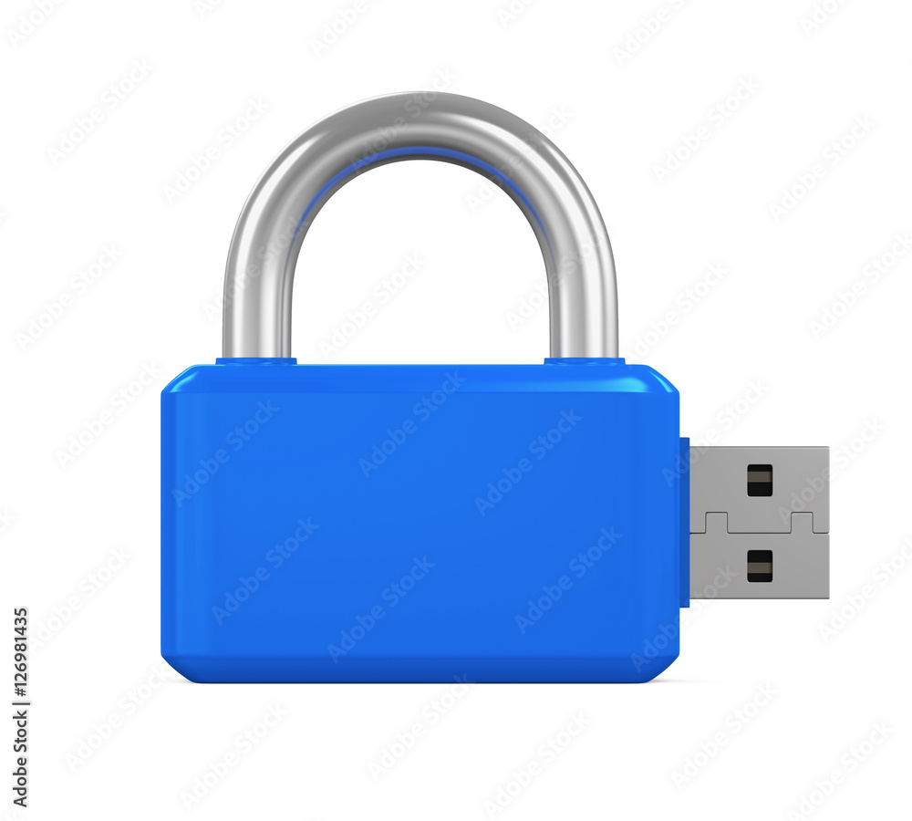 Sticker USB Flash Drive Padlock