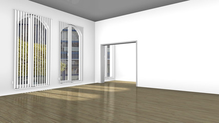 Leere Wohnung in der Stadt