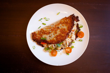 Delicious czech potato pancake