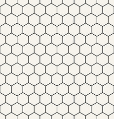hexagon geometric black and white graphic pattern