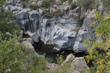 Kleine Alcantaraschlucht, Sizilien