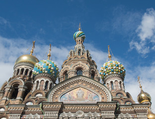 Fototapeta na wymiar Church of the Savior on Blood - St. Petersburg, Russia