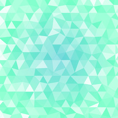 green and blue Background with translucent triangle, Vector  illustration