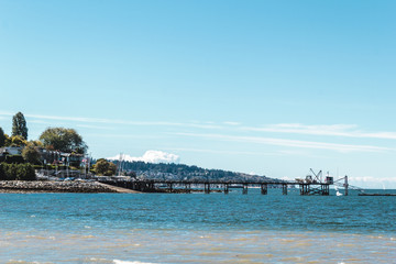 Obraz premium Kitsilano Beach in Vancouver, Canada