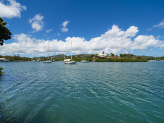 Nelson's Dockyard, English Habour, Westindische Inseln,  Antigua, Antigua und Barbuda, Nordamerika