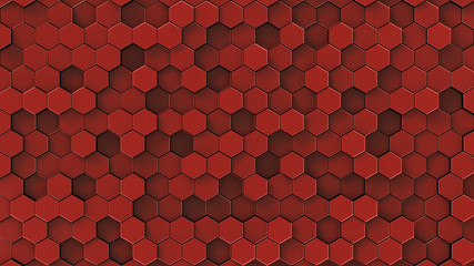 3d rendering colorful hexagon pattern with nice color