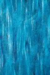 Blue painted wooden board texture, vertical