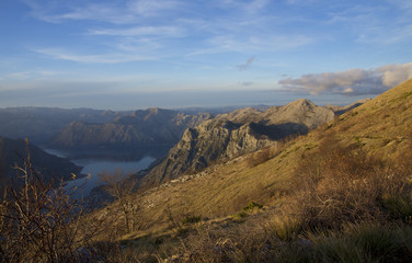 Kotor Bay and Balkan Mountains, Lovcen Park, Montenegro
