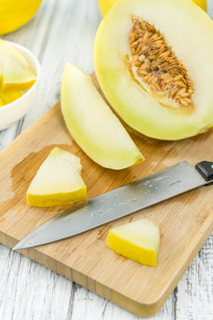 Honeydew Melon (selective focus)