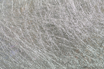 Abstract - close up of silver fiber fabric texture
