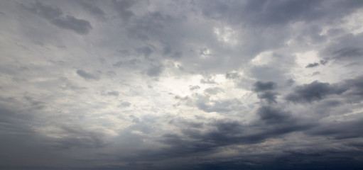 ciel avec panorama de nuages