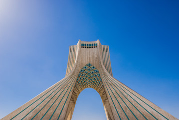 Azadi Tower in Teheran city, Iran