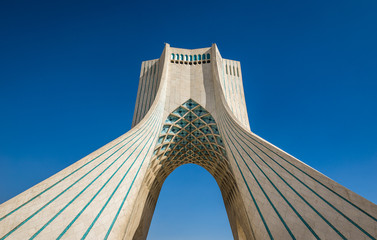 Azadi Tower in Teheran city, Iran