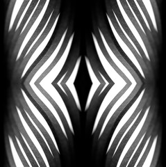 Design concept. Ready solutions interior design office. Black paper ribbon arranged like a fractal....