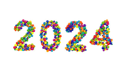 2024 New Year card or invitation design