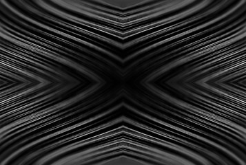 Design concept. Ready solutions interior design office. Black paper ribbon arranged like a fractal....
