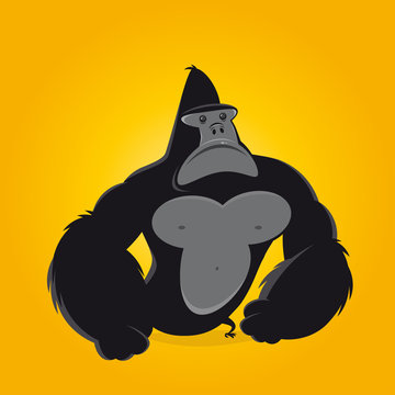gorilla clipart ape