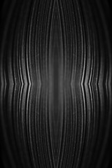 Design concept. Ready solutions interior design office. Black paper ribbon arranged like a fractal....