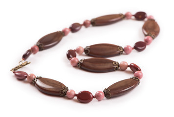 Nice jewellery isolated on the white background