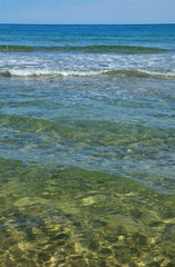 Sandy beach of Salou