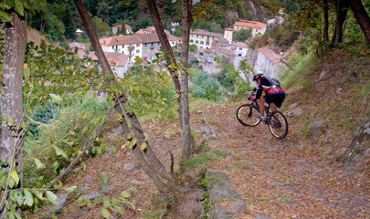 Three Limentre, Pistoia, Tuscany - Riding mountain bike