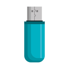 usb memory isolated icon vector illustration design