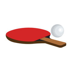 ping pong rackets sport icon vector illustration design