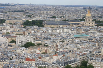 Fototapeta na wymiar Paris, Blick auf Paris, Eiffelturm