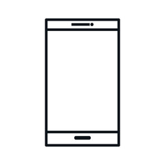 smartphone device isolated icon vector illustration design