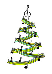 Choinka muzyczna, Boże Narodzenie