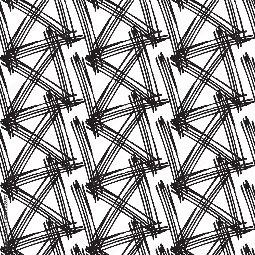 Poster abstract vector seamless background. background with hand drawn strokes. hand drawn simple repeating