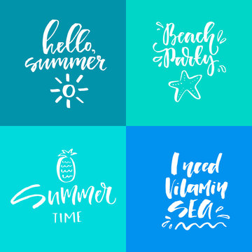 Summer Handdrawn Lettering