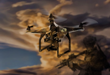 Military Drone 3D - 127003689