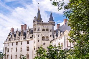 Fototapeta na wymiar Grand logis du château des Ducs