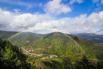 Arco-íris em Manteigas, Serra da Estrela