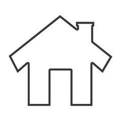 home house silhouette icon vector illustration design