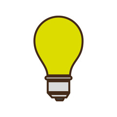 Obraz premium bulb light education icon vector illustration design