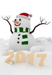 Schneemann 2017