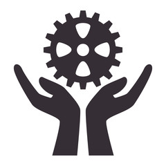 gear setting isolated icon vector illustration design