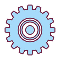 gear setting isolated icon vector illustration design