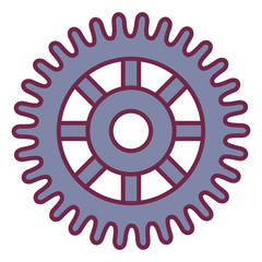 gear setting isolated icon vector illustration design