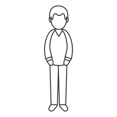 businessman character avatar icon vector illustration design