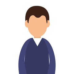 businessman character avatar icon vector illustration design
