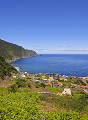 Obraz premium Portugal, Madeira, Elevated view of Seixal..